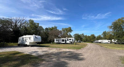 This shows all of our rv sites at Green Valley Campground